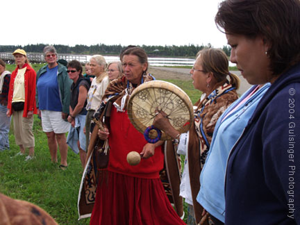Drumming and chanting
