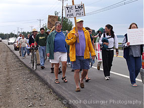 Marching on Route 190