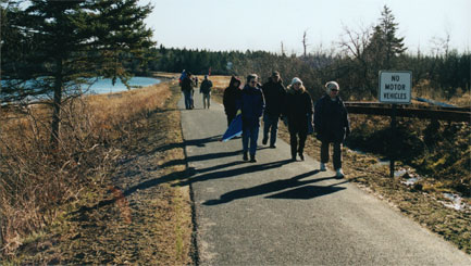 Hikers and bicyclists only