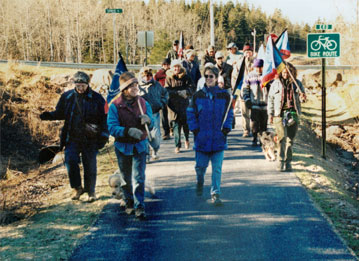 Beginning the return trip