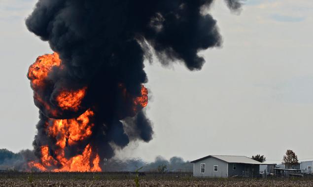 Milford, Texas, natural gas pipeline explosion